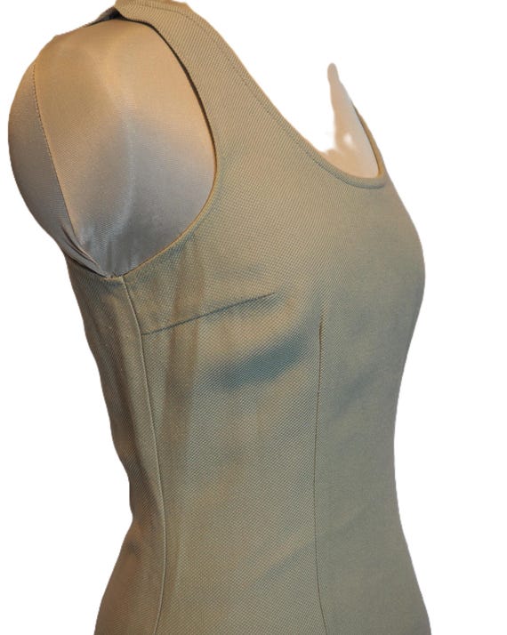 Dress: Tank Style, Pastel Sage Green, Size 6 Petite, Vintage - Etsy Israel