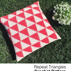 Triangles Tote Bag Crochet Pattern crochet beginner instant pdf download image 2