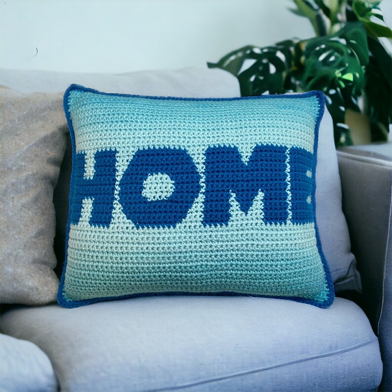 HOME & LOVE Crochet Pillow Pattern image 4