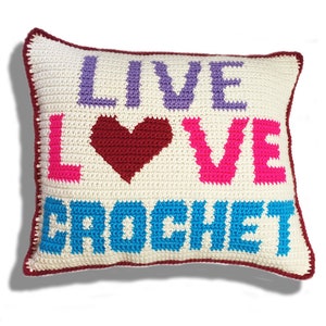 Maker's Bundle Crochet Pillow Pattern, Makers Gonna Make, Crochet Every Day, Live Love Crochet, crochet pattern tutorial, instant download image 5