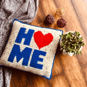 HOME Crochet Pillow Pattern image 2