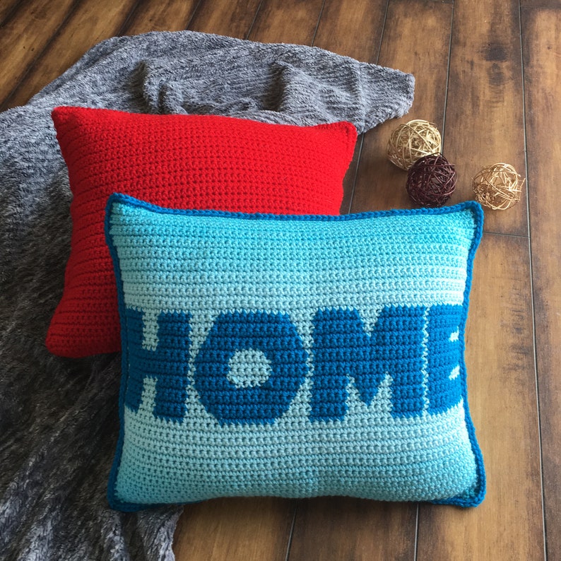 HOME & LOVE Crochet Pillow Pattern image 3