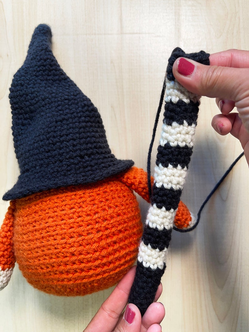 Pumpkin Jack Crochet Pattern, Halloween Decor, Amigurumi image 4