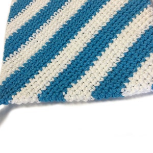 Stripes Potholder Crochet Pattern, Hot Pad Crochet Pattern, easy double thick crochet pattern, instant pdf, download, hot pad, gift ideas image 4