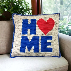 HOME Crochet Pillow Pattern image 1