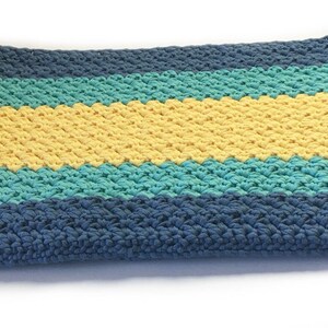 Messenger Crochet Bag Pattern, crochet purse, suzette stitch pattern, pdf instant download, diy bag, stripes bag, color block bag image 9