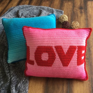 HOME & LOVE Crochet Pillow Pattern image 4