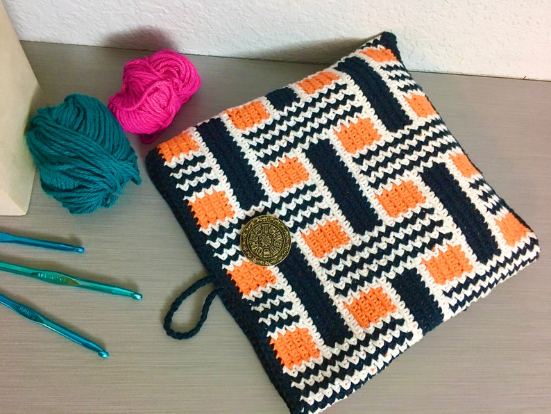 Warble Pattern Warble Weave Tapestry Crochet Pouch Pattern (PDF Pattern) - Etsy