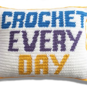 Maker's Bundle Crochet Pillow Pattern, Makers Gonna Make, Crochet Every Day, Live Love Crochet, crochet pattern tutorial, instant download image 3