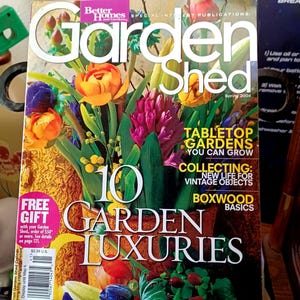Better Homes and Gardens GARDEN SHED Magazine Våren 2004 Bordsträdgårdar 10 trädgårdslyx Blommor Växter