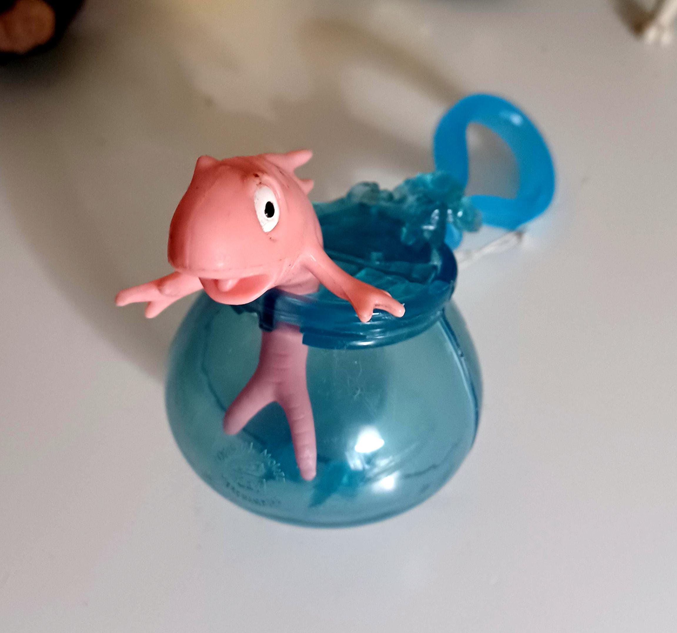Seuss Krinklebein Fish Bowl Action Figure Clip-on 2002 Dr