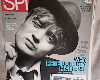 Spin Magazine Februar 2008 Pete Doherty Cover Hot Chip Black Lips Rare Sammler Ausgabe