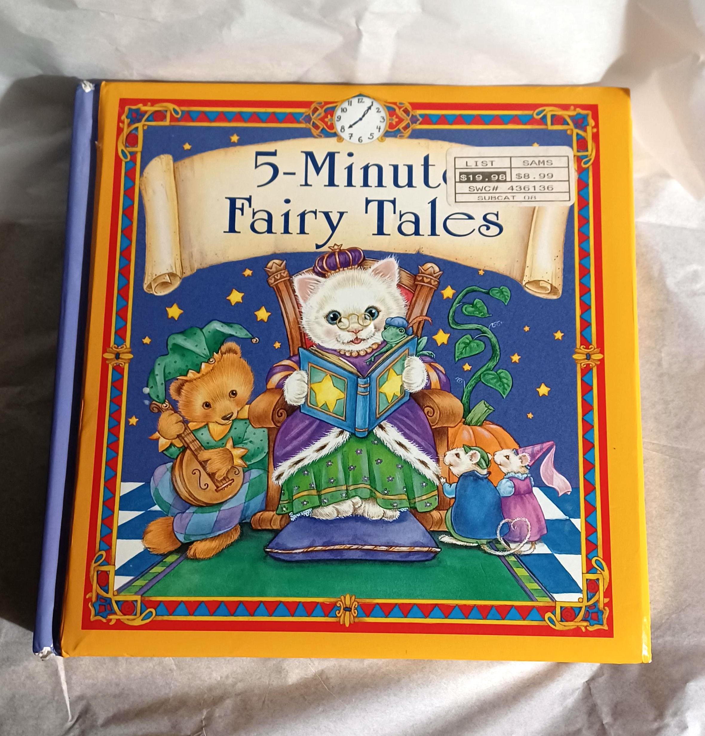 5-minute Fairy Tales Hardcover Book 1999 Rare Collectible Book 9x9
