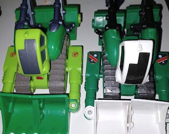 Transformers Go-Bots SCRAP-BOT Original and Variant Set of 2 Go-Bots Transformers Rare Collectible Figures