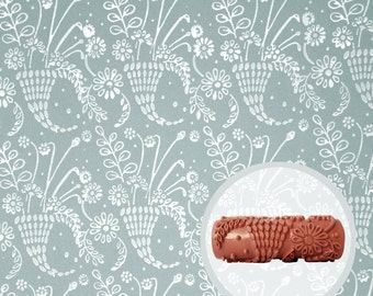 Patterned Paint Roller - Wild Posy