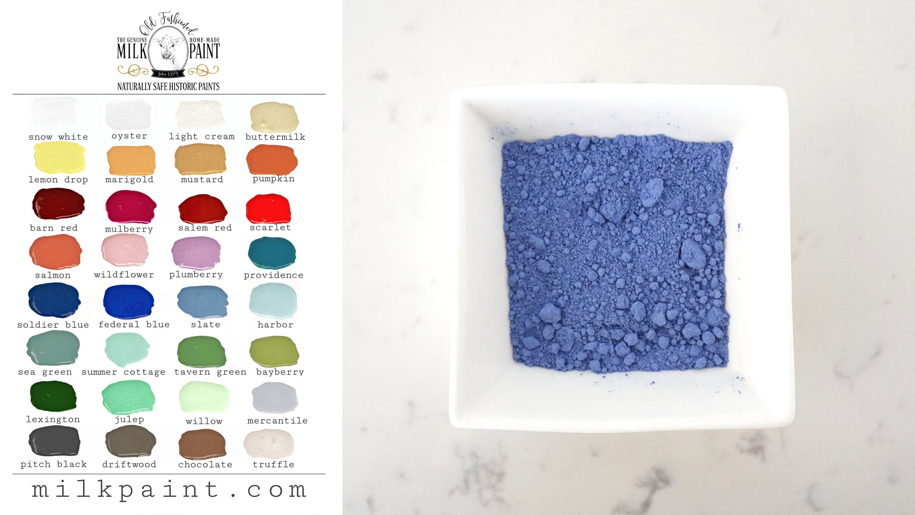 Milk Paint Powder by Old Fashioned Milk Paint Federal Blue / Etsy