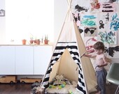 Monochrome Teepee Play tent