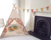 Hand Crafted Children's Teepee Playtent