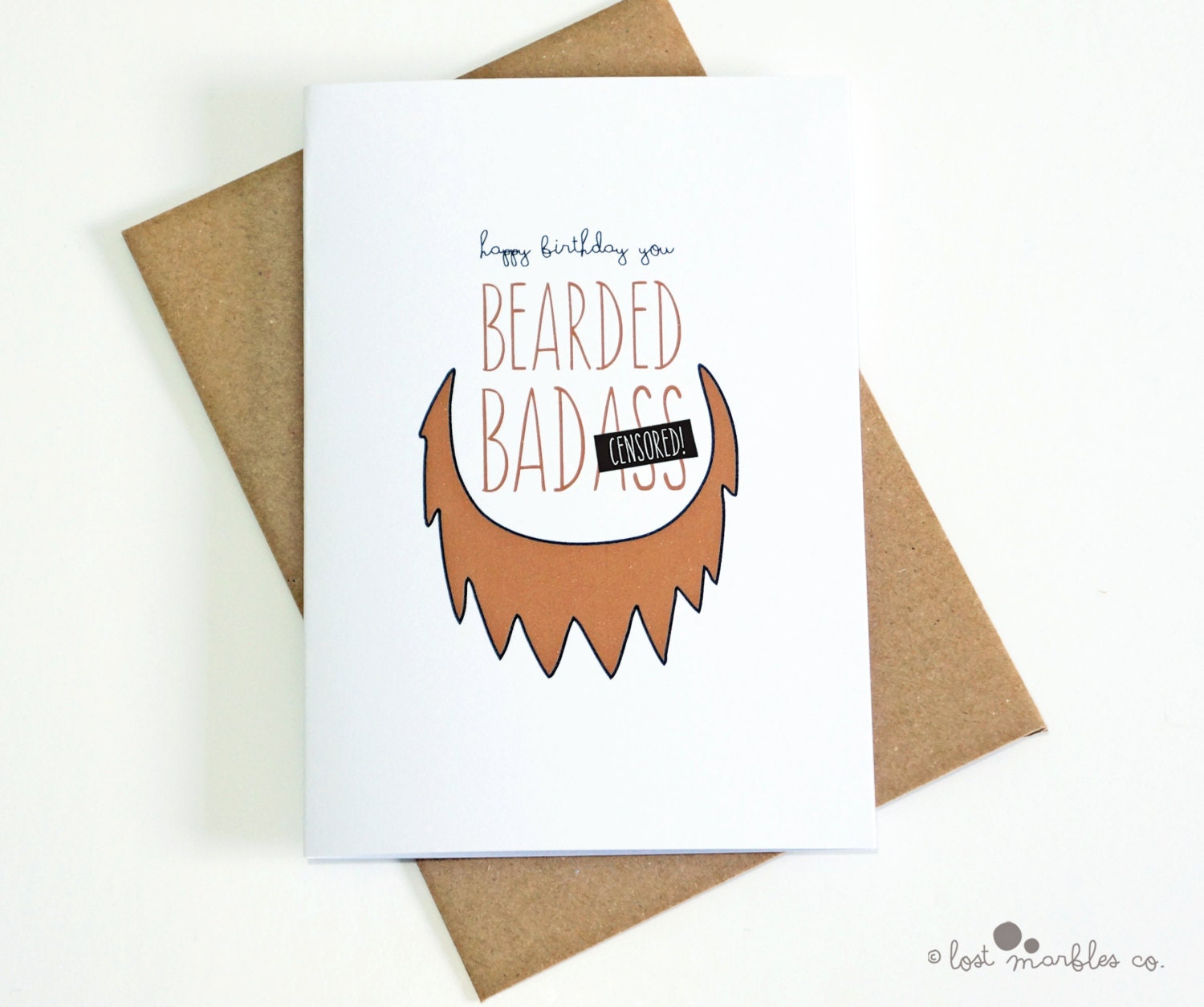 Beard Birthday Card ∙ Beard Appreciation ∙ Funny Card ∙ Greeting Card…