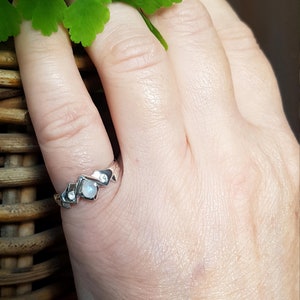 Skyrim cirkelring, Skyrim smycken, Elder Scrolls ring, Skyrim presentring, bröllopspresentring, Skyrim cosplayring, tiara fantasy ring. bild 5