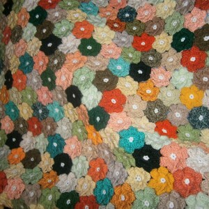 Crochê recém-nascido - Cobertor floral para bebê - Presente para chá de bebê
