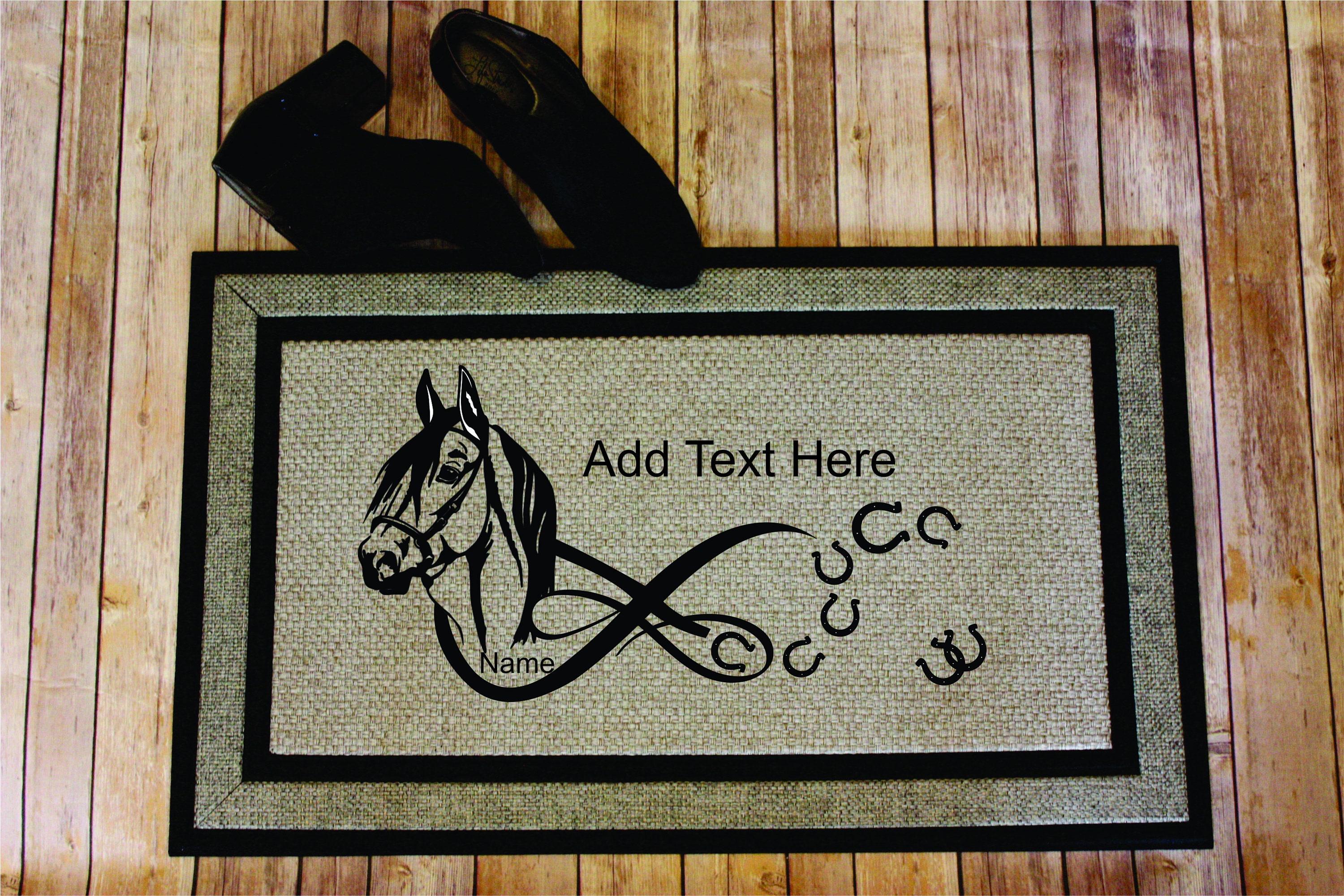 Door MatHorse design Personalized Etsy