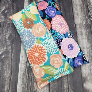 Reusable microwave heat pad. Lavender eye pillow. Rice and flaxseed heating pad. Hot/cold pack. Large heating pad. Get well gift yoga gift