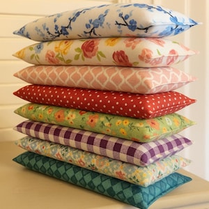 Grab bag steal! Handmade Heat Pads/cold packs. Keep one and give two away. THREE sized 4.5 inch X 11 inch -use as heating pad or cold pack.