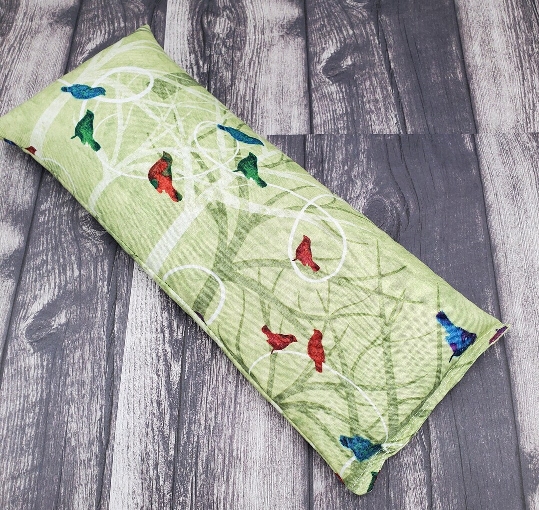 Little Birds Microwave Rice and Flax Heat Pad for Soothing Antistress