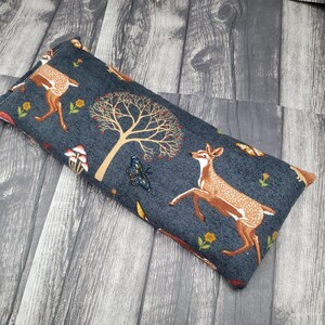 Heat Pack, Flax seed Rice Bag, Microwave Heating Pad, Scented or Unscented, Back, Hips, Tummy, Home Essentials, Serenity Gift. Midnight wood