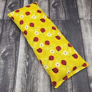 Reusable hot/cold pack.  Microwave heat pad. Rice and flax heating pad. Heat pack reusable.  Large heating pad.  Eye pillow. Heat pad