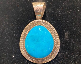 ネックレス・ペンダント Vintage Stamp Work Pendant (Navajo) Vintage