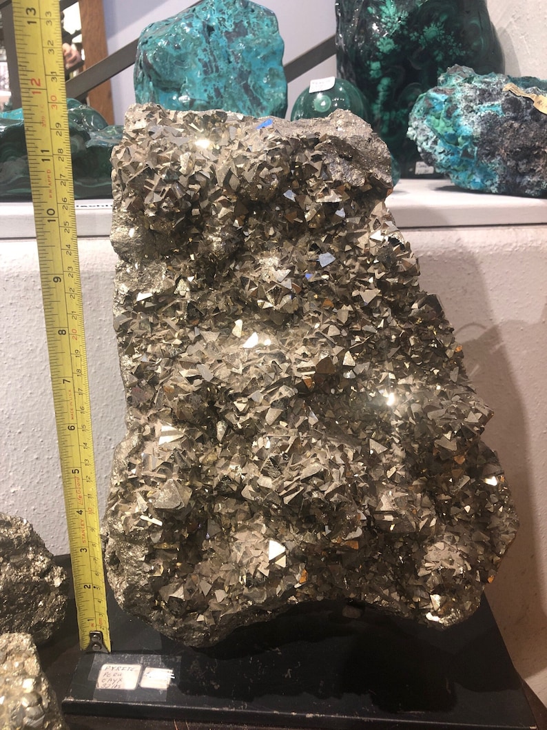 SOLD Natural Pyrite Peru Peruvian Huge XL Extra Large Display Designer ...