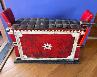 Vintage Balinese Gamelan, Handcrafted Indonesian Musical Instrument, SHIPPING NOT INCL