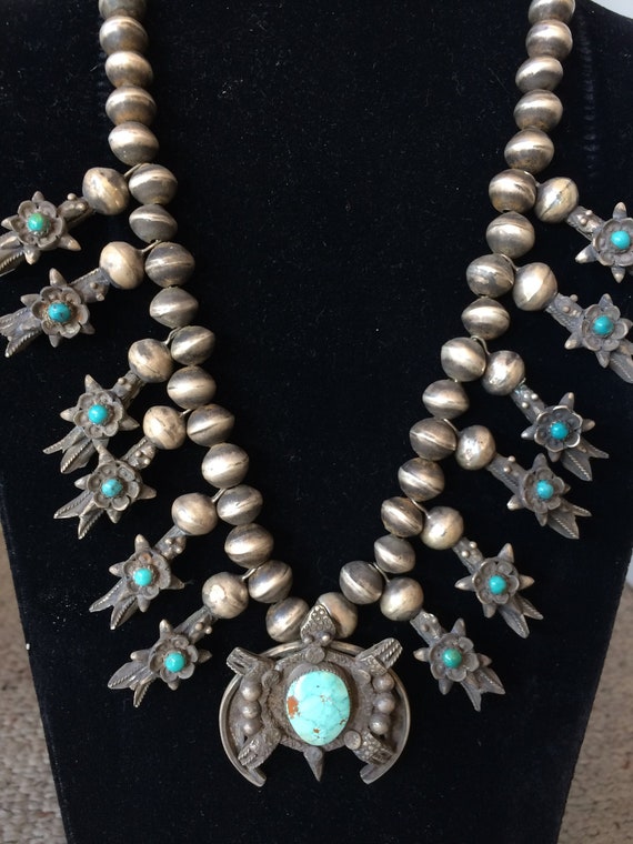 Incredible Vintage Native American Navajo Dangling Repoussed Convex Gaspeite Earrings Incredible Vintage Native American Navajo Dangling Repoussed Convex Gaspeite Earrings