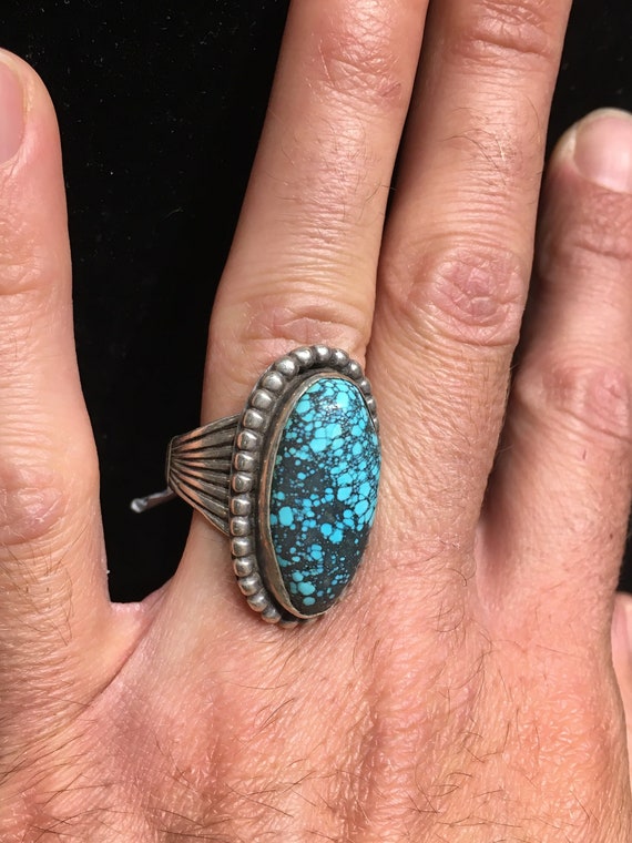 SOLD Beautiful Turquoise sterling ring Landers Cou