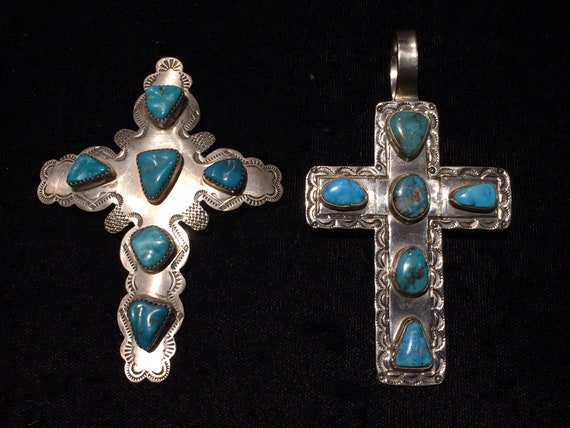 Cross Geometric Navajo Sterling Silver Crosses Bracelet Native American Cross Geometric Navajo Sterling Silver Crosses Bracelet Native American