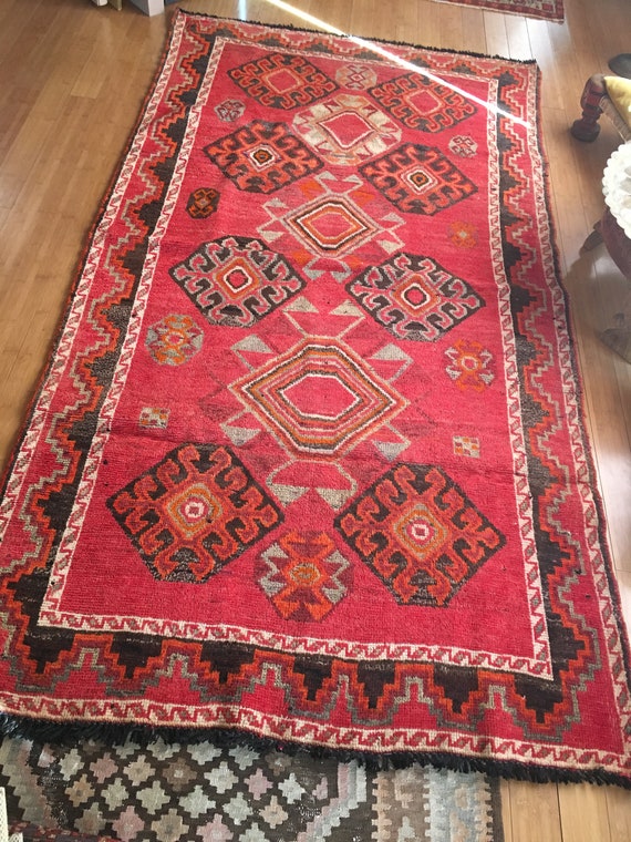 Vintage Persian Tribal Rug Qashqai Shiraz Magic Carpet - Etsy Canada