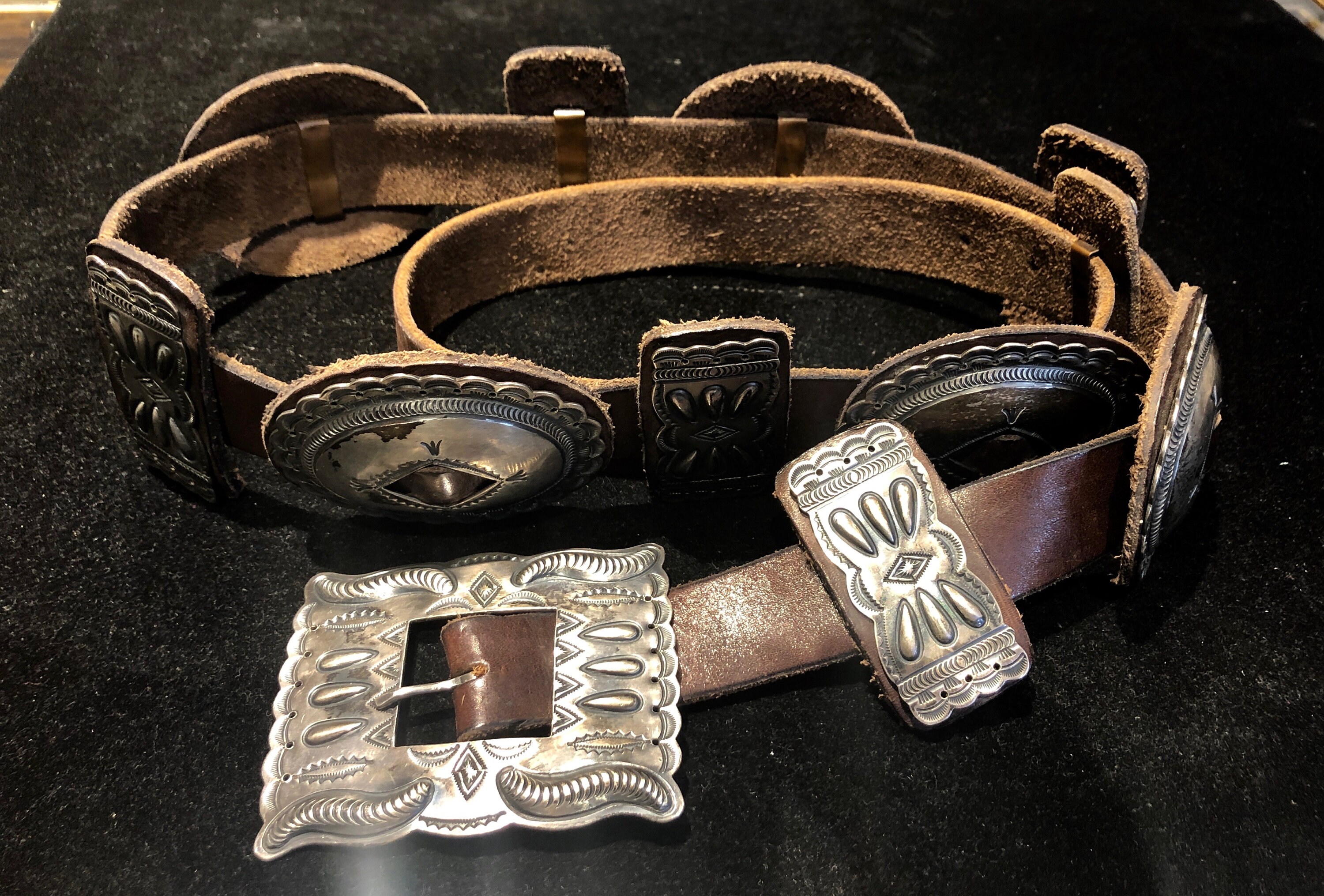 Old Navajo Concho Belt Exceptional Exquisite Vintage Albert Old Navajo Concho Belt Exceptional Exquisite Vintage Albert
