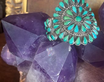 Iconic Native American Navajo Old Kingman Royston Turquoise Sterling Silver Feather Necklace Iconic Native American Navajo Old Kingman Royston Turquoise Sterling Silver Feather Necklace
