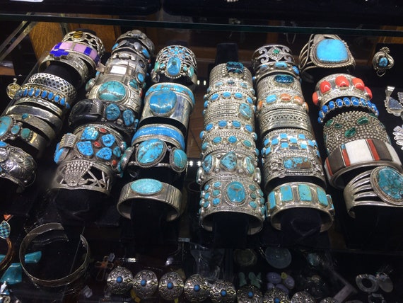 Sweet Vintage Native American Navajo Sugulite Lapis Turquoise Sterling Silver Bracelet Sweet Vintage Native American Navajo Sugulite Lapis Turquoise Sterling Silver Bracelet