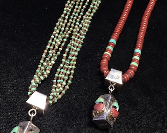 Native American Indian Turquoise Necklace Sterling Silver | Etsy Native American Indian Turquoise Necklace Sterling Silver | Etsy
