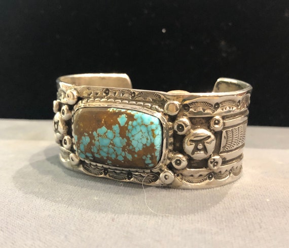Native American Jewelry Rare Vintage Santo Domingo Tony Aguilar Sr Turquoise Sterling Silver Earrings Native American Jewelry Rare Vintage Santo Domingo Tony Aguilar Sr Turquoise Sterling Silver Earrings