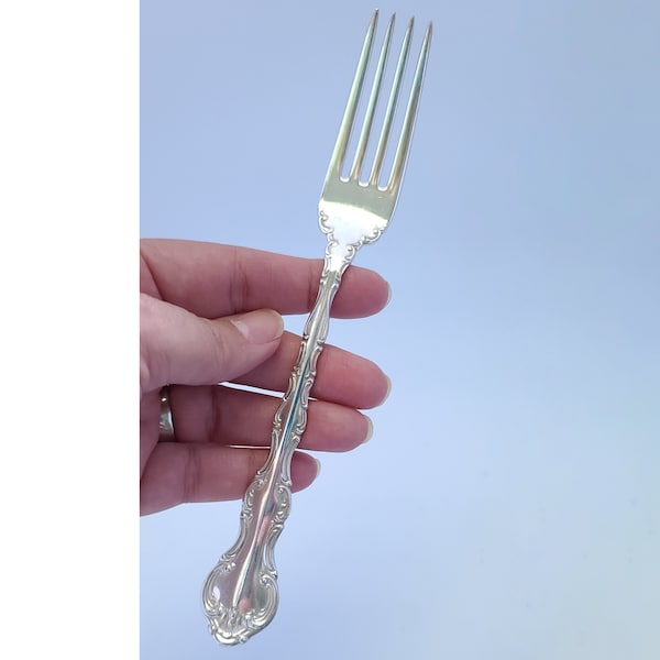 Sterling Silver Dinner Fork in the Strasbourg Pattern by Gorham