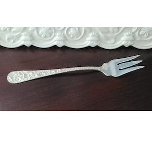 Pickle Fork  Rose Pattern Sterling Silver by Kirk Stieff in the 1800&#39;s