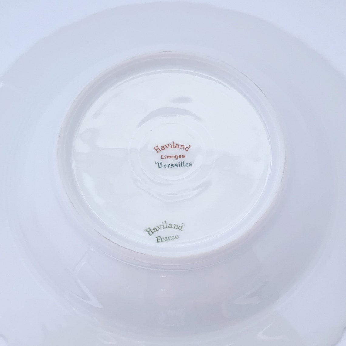 Haviland Limoges France Platinum Trim Bone China Versailles Etsy