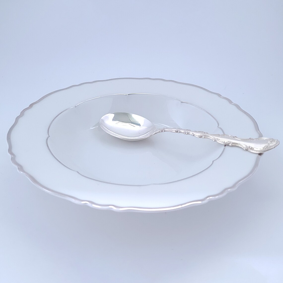 Haviland Limoges France Platinum Trim Bone China Versailles Etsy