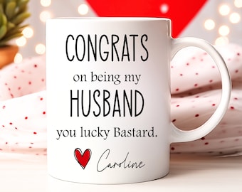 Funny Husband Coffee Mug, Valentine's Day Anniversary Gift