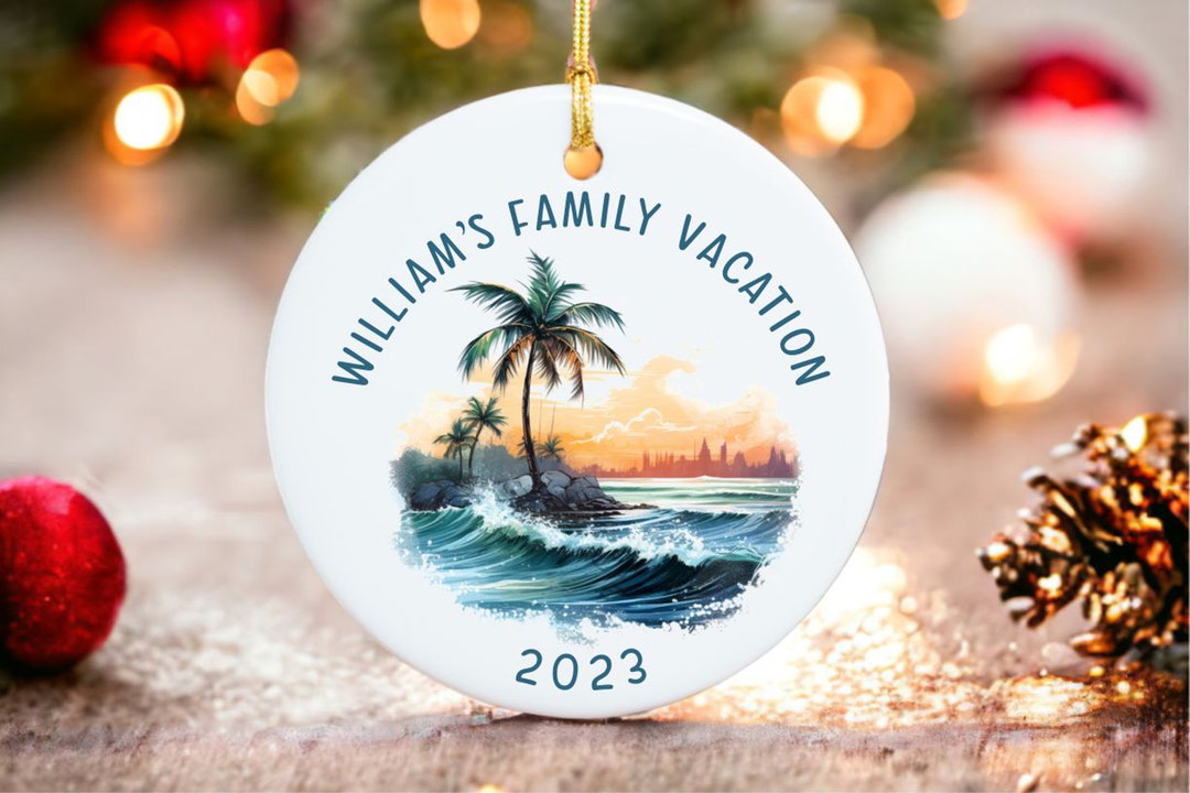 Vacation Christmas Ornaments 