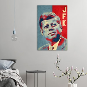 JFK - Tribute - John Fitzgerald Kennedy - Premium Matte Paper Poster